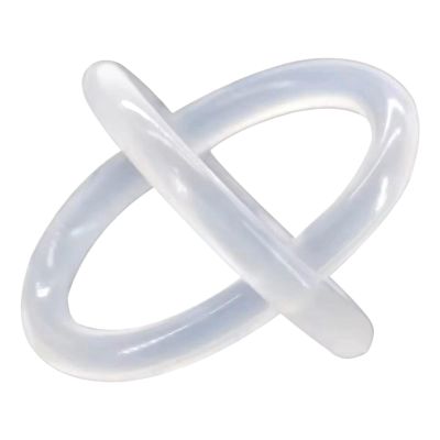 10 Rubber O-Rings, 100 mm OD x 6 mm Wide, White