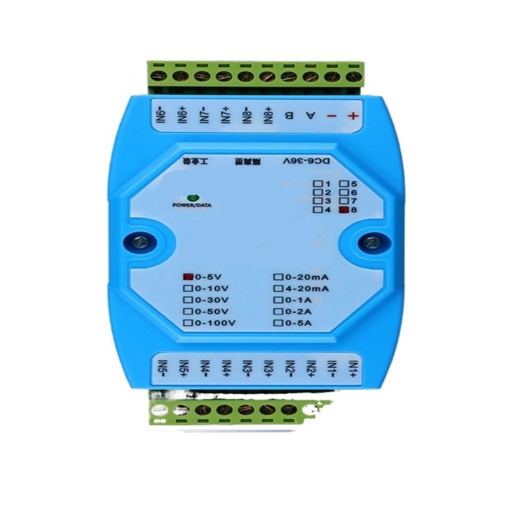 Pulse Output Module, Analog Voltage and Current Acquisition, 0–100 V/4–20 mA (0–5 A, 18-Channel, Isolated CAN)