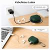 KOKOKA Silicone Case for AirPods Pro 3 (2025), Dark Green, with Cleaning Kit view 4