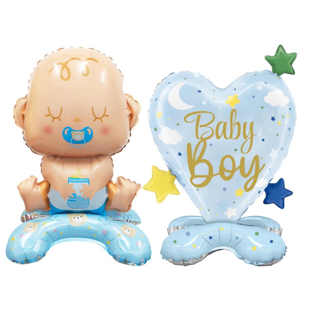 Koboko Baby Boy Standing Foil Balloons, 2-Pack