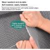 Non-Slip PVC Drainage Mat, Large Hollow Floor Mat for Garage, Restaurant, Pool and Shower Areas, Wet Areas, 1.6 m x 10 m, Red view 2