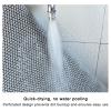 Non-Slip PVC Drainage Mat, Large Hollow Floor Mat for Garage, Restaurant, Pool and Shower Areas, Wet Areas, 1.6 m x 10 m, Red view 3