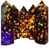 UYCUODLUY 1-Pc. 90 100 mm Flame Stone Column, Rough Stone, Craft view 1
