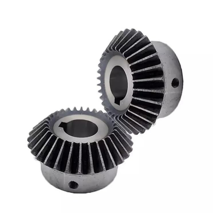 Module 1, 25-Tooth Bevel Gear, 6/8/10/12 mm Bore, 90° Metal Gear for DIY Model Car Modification (8 mm Keyway, 3 mm, 14 Pieces)