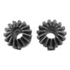 Module 1, 25-Tooth Bevel Gear, 6/8/10/12 mm Bore, 90° Metal Gear for DIY Model Car Modification (8 mm Keyway, 3 mm, 14 Pieces) view 3