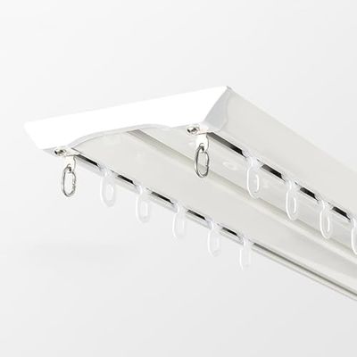 Sturdy Curtain Track System: Ceiling-Mounted Support for Room Dividers