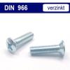 Phillips Raised Countersunk Screws DIN 966 / ISO 7047, Zinc-Plated Steel (M2.5 x 8, 50 pcs.) view 4