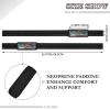 Beautiful African Woman Crown Cartoon Weightlifting Straps, 66 cm, Neoprene-Padded view 3