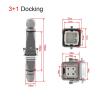 1-Piece High-Performance Waterproof Industrial Connector, Dust- and Oil-Resistant, Easy Installation (4-Core Connection) view 2