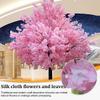 LIGUIEN Large Realistic Artificial Cherry Blossom Tree with Real Wood Trunk, 1.8 m/47 in, Indoor/Outdoor view 3
