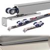 Soft-Close Sliding Door Hardware Kit, Silver, for Wood and Interior Doors (122, 137, 152, 183, 213, 244, 305, 366, 427, 457, or 488 cm; 14.3 ft/434 cm) view 1