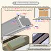 Soft-Close Sliding Door Hardware Kit, Silver, for Wood and Interior Doors (122, 137, 152, 183, 213, 244, 305, 366, 427, 457, or 488 cm; 14.3 ft/434 cm) view 3