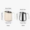 500 mL Stainless Steel Milk Frothing Pitcher, Silver view 2