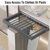Slim Pull-Out Pants Hanger for Closets with Buffer System view 4