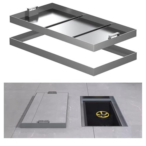 Sturdy Stainless Steel Inspection Hatch with Concealed Handle