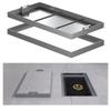 Sturdy Stainless Steel Inspection Hatch with Concealed Handle view 1