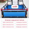Electric Tricycle Canopy, Frame Roof Cover, Windproof and Rainproof, All-Season (Red, 70 cm/27.6 in) view 2