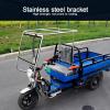 Electric Tricycle Canopy, Frame Roof Cover, Windproof and Rainproof, All-Season (Red, 70 cm/27.6 in) view 4