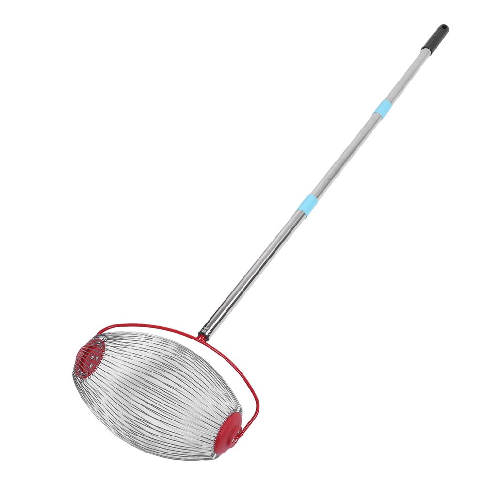 Ejoyous Nut Gatherer and Walnut Picker Roller, 44.7-Inch 3-Piece Stainless Steel Tool for Acorns and Pecans, Large Size 1.69 x 9.06 Inches
