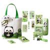 Panda Pencil Case Stationery Set with Keychain and Stickers view 1
