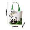 Panda Pencil Case Stationery Set with Keychain and Stickers view 2