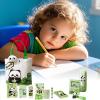 Panda Pencil Case Stationery Set with Keychain and Stickers view 3
