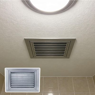 Elitix Drywall Access Panel with Ventilated Louver Cover for Bathroom Ceilings, Removable (20x20, 25x25, 30x30, 40x40, 60x60 cm; 30x35 in/75x90 cm)