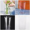SHINEOFI Blooming Flower Bucket, PC Cylindrical Transparent Vase, Gift Idea view 2