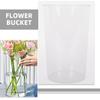 SHINEOFI Blooming Flower Bucket, PC Cylindrical Transparent Vase, Gift Idea view 3