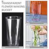 SHINEOFI Blooming Flower Bucket, PC Cylindrical Transparent Vase, Gift Idea view 4