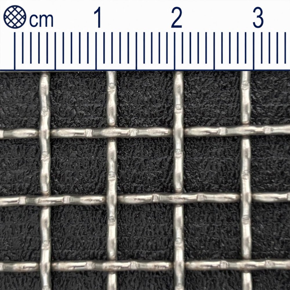 metal-market.eu Stainless Steel Wire Mesh, 7.1 mm Opening, 1.4 mm Wire, V2A 1.4301, 1000 x 1000 mm