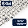 metal-market.eu Stainless Steel Wire Mesh, 7.1 mm Opening, 1.4 mm Wire, V2A 1.4301, 1000 x 1000 mm view 2