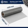 metal-market.eu Stainless Steel Wire Mesh, 7.1 mm Opening, 1.4 mm Wire, V2A 1.4301, 1000 x 1000 mm view 3