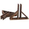 VALICLUD 2-Piece Wood Fence Post Base Holders with Sturdy Base view 1