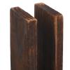 VALICLUD 2-Piece Wood Fence Post Base Holders with Sturdy Base view 3