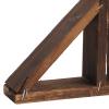 VALICLUD 2-Piece Wood Fence Post Base Holders with Sturdy Base view 4