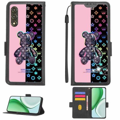Kinetijy Flip Case Compatible with Vortex HD65 Select, with 9H HD Screen Protector, RFID Blocking, and Refraction Effect LPT-JXX