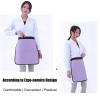 Purple Lead Half Apron for X-Ray Protection, Adjustable Hook-and-Loop Closure, 0.5 mmPb view 3