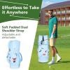 Golf Storage Bag, Lightweight Backpack Organizer view 3