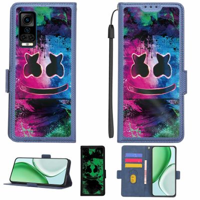 Aroepurt Flip Case Compatible with Hisense U60 Lite, with 9H HD Screen Protector, RFID Blocking and Glow-in-the-Dark Effect