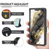 Aroepurt Case Compatible with Sky Devices Prestige X1, Gold Glitter & Glow, with 9H HD Screen Protector view 2