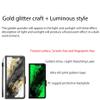 Aroepurt Case Compatible with Sky Devices Prestige X1, Gold Glitter & Glow, with 9H HD Screen Protector view 4
