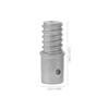 Anneome 4-Piece Metal Threaded Adapters for Telescopic Poles, Broom Handles, Paint Rollers, Mops, and Cleaning Tools view 2