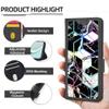 Aroepurt Case Compatible with AGM Note Z1, Folding Phone Case with 9H HD Screen Protector, RFID Blocking and Refraction Effect, LPT-HS view 2