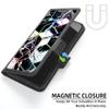 Aroepurt Case Compatible with AGM Note Z1, Folding Phone Case with 9H HD Screen Protector, RFID Blocking and Refraction Effect, LPT-HS view 3