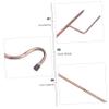 NOLITOY Garden Hooks, 2-Piece Iron Set, Brown, for Solar and Camping Lamps view 3