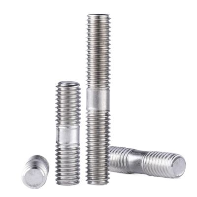 M6 Threaded Rod, 304 Stainless Steel Double-Ended Studs, 3-Pack, 120 mm