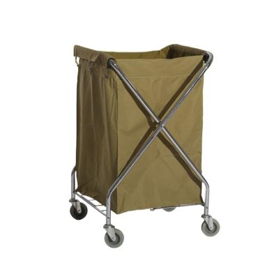 Stainless Steel Cleaning Cart for Hotel Room Service and Maintenance