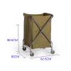 Stainless Steel Cleaning Cart for Hotel Room Service and Maintenance view 2
