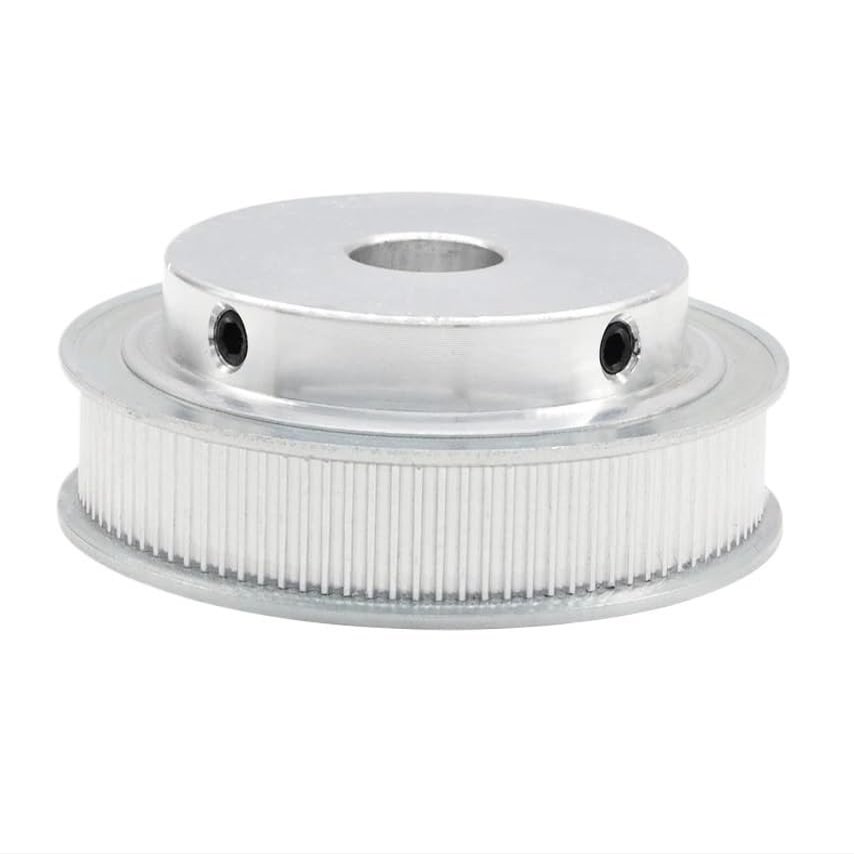 2 pcs 100-Tooth 2M 2GT Timing Pulley, 5/6/6.35/8/10/12 mm Bore, for 6/10 mm Belt Width (8 mm, 2 pcs/Belt Width 10 mm)